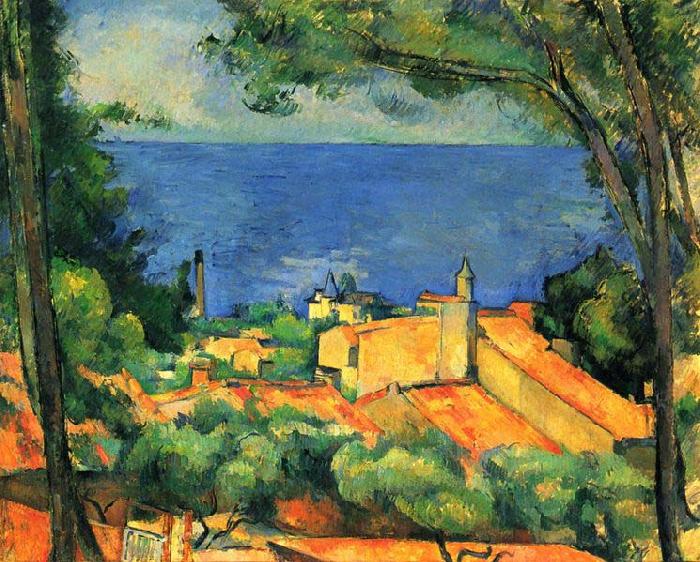 Paul Cezanne L Estaque oil painting picture